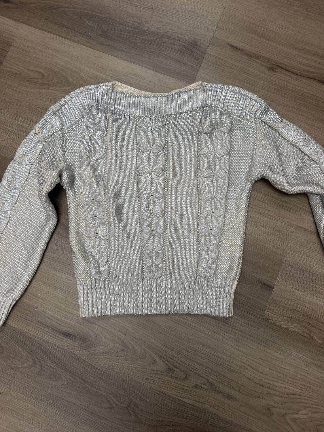 Steve Madden - Women's Debbi Cable Cotton Boat Neck Sweater