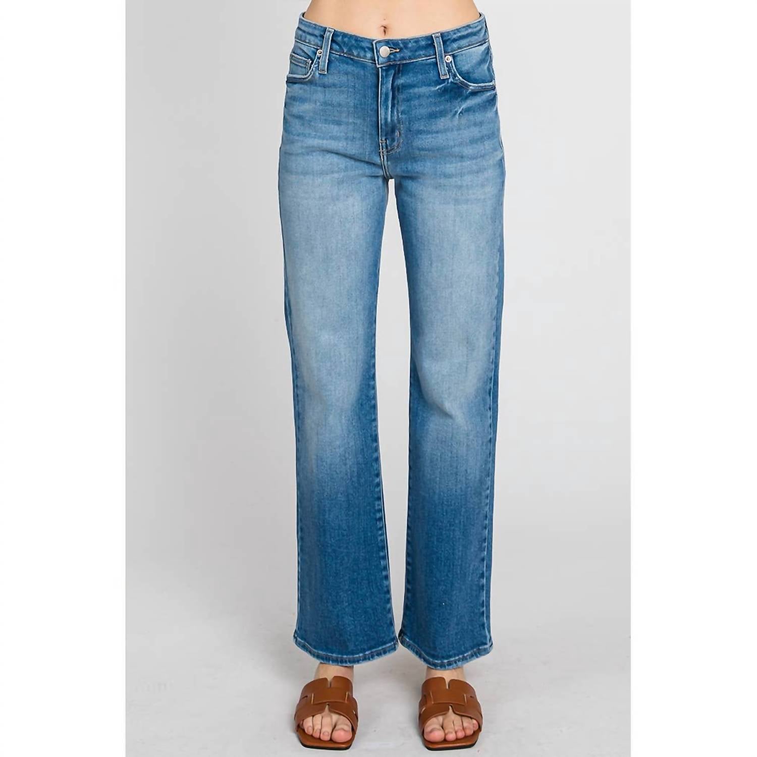 Letter To Juliet - Venice Mid Rise Straight Jean