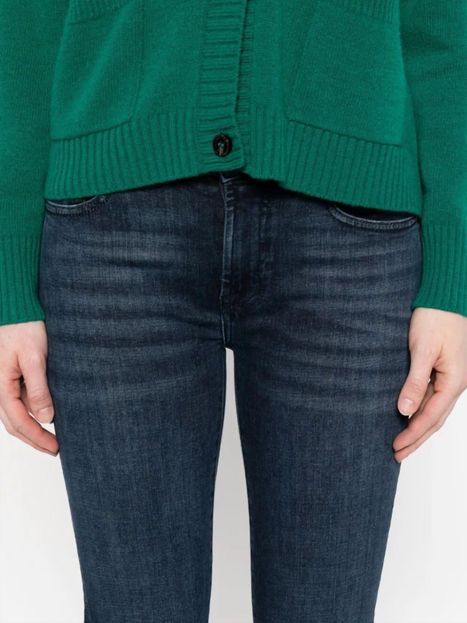7 For All Mankind Stretch Bootcut Jeans in baltimora - women's jeans - detail view