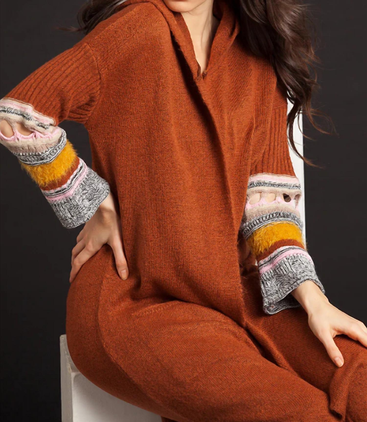 French Kyss - Long Cardigan with Hood
