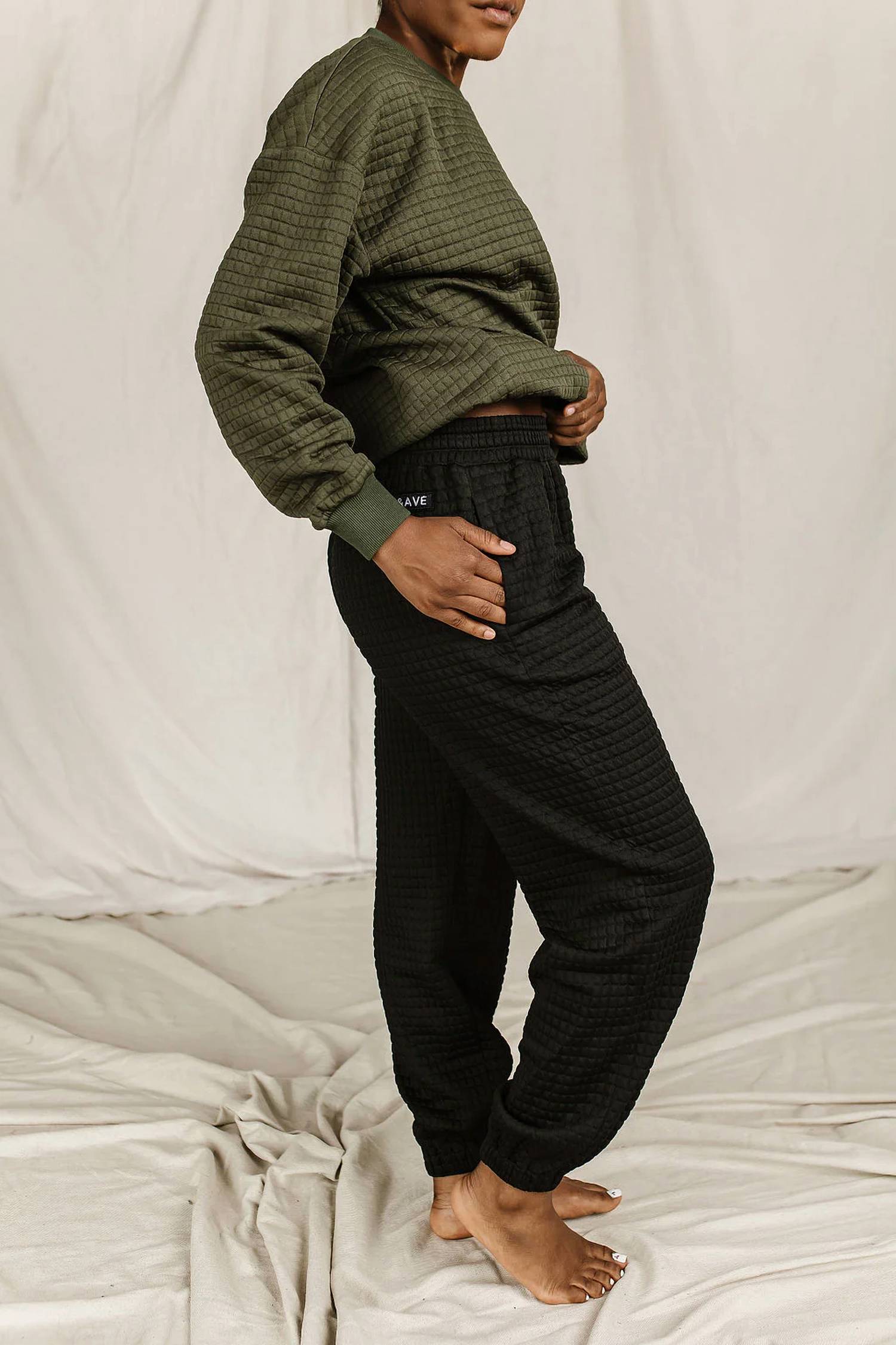 Ampersand Ave - Quilted Jogger Pants