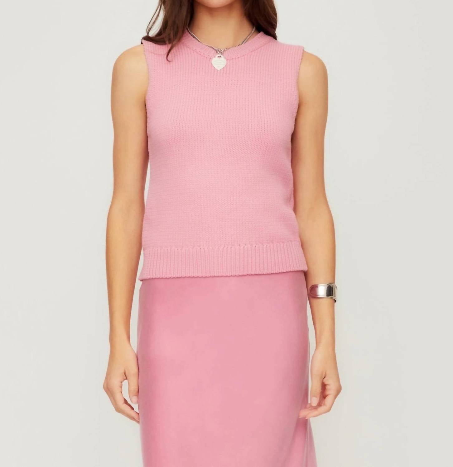 Fifteen Twenty - Kimmy Keyhole Sweater Tank Top