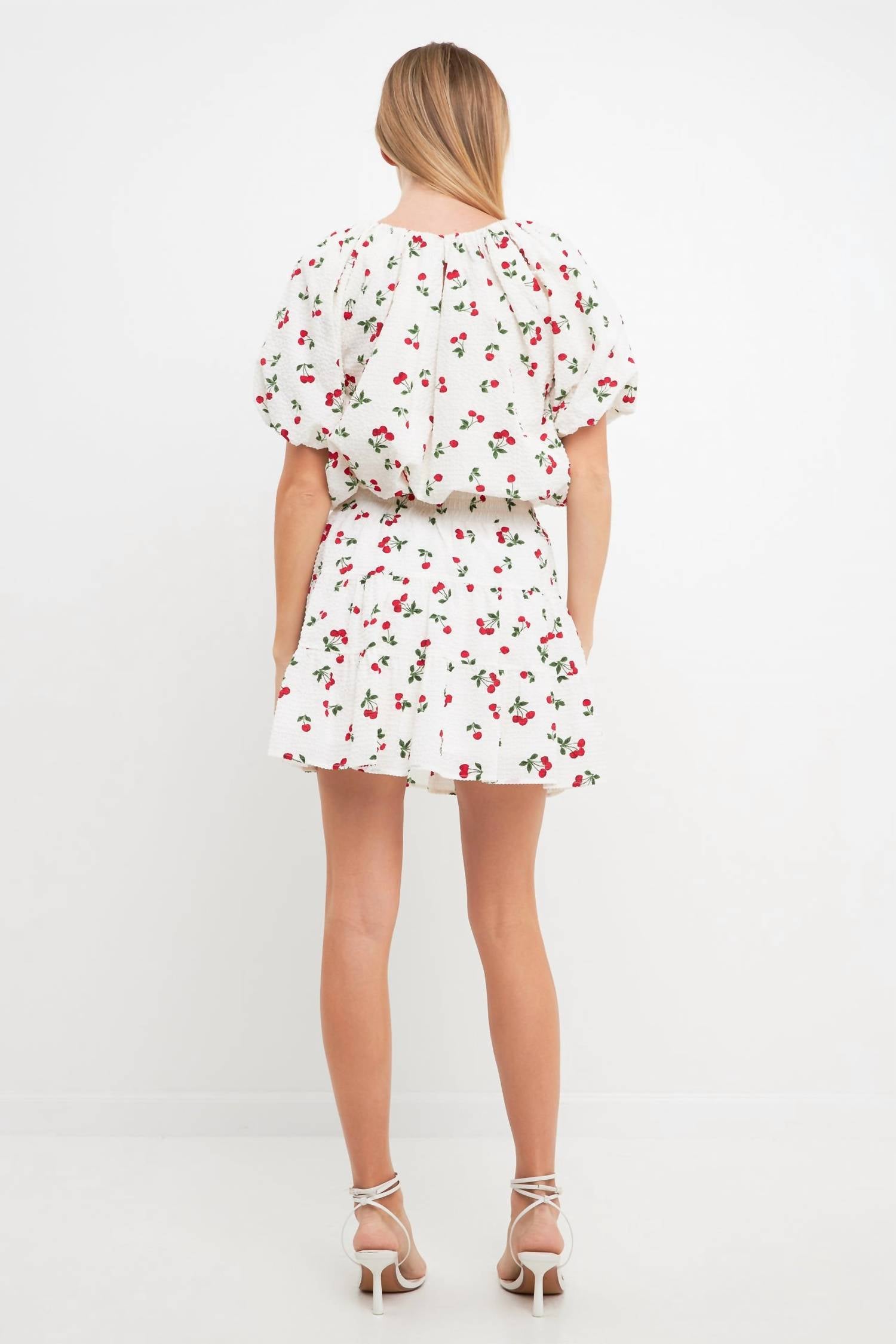 English Factory - Cherries Mini Skirt