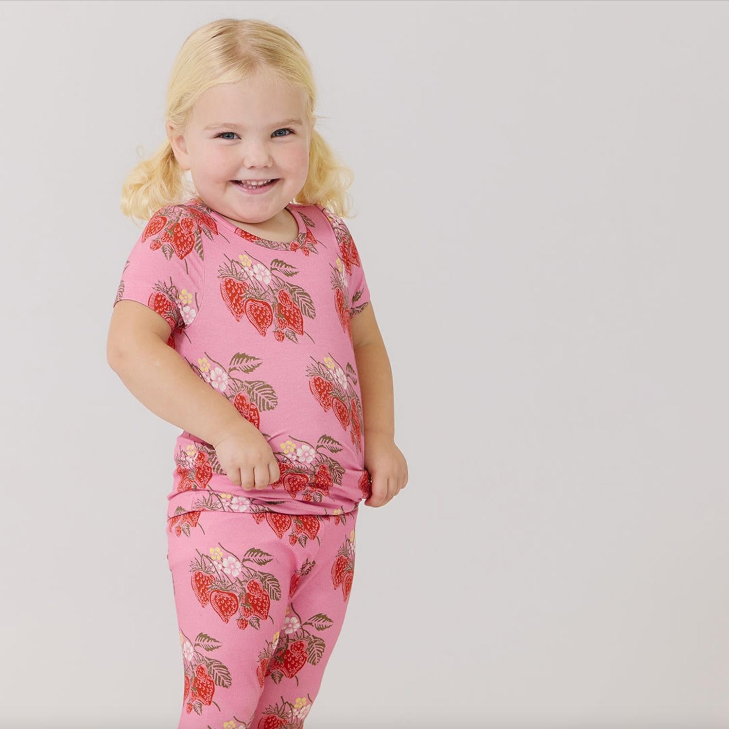 Pink Chicken - Kids' Bamboo Pajama Set
