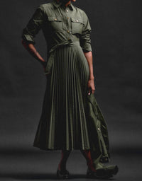 Derek Lam 10 Crosby - Women's Kenza Pleated Shirt Dress