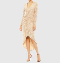 Mac Duggal - Midi Sequin Party Dress