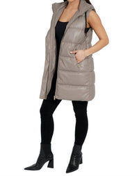 Cali Long Puffer Vest