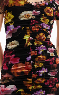 Desigual - Short Ruched Dress