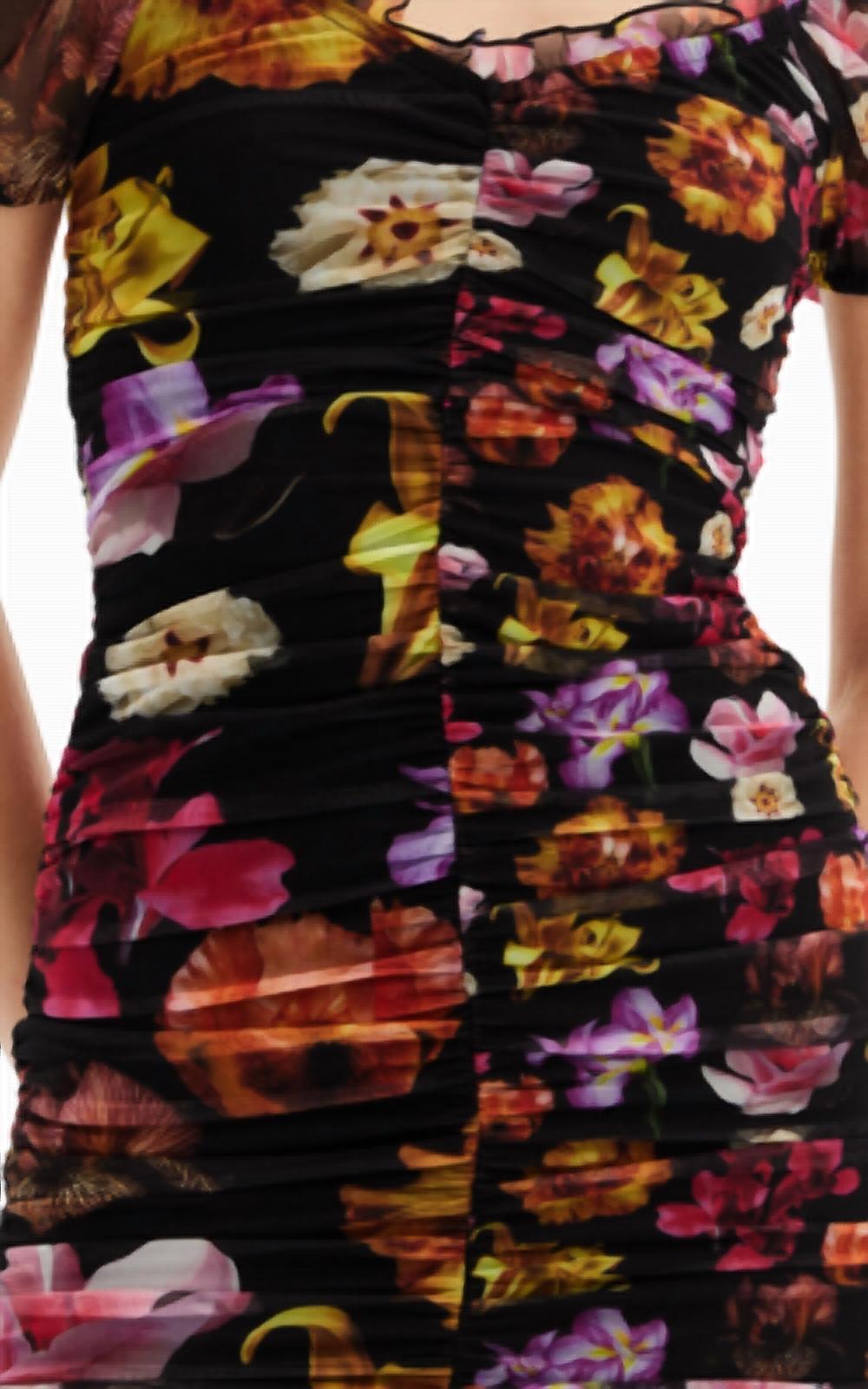 Desigual - Short Ruched Dress