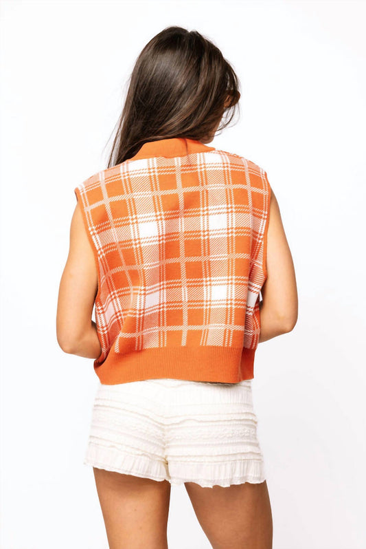 Queen Of Sparkles - Round Neck Sweater Vest