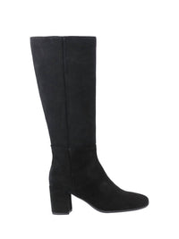 STEVE MADDEN Women's Ninny Knee-high Boots in black - women's shoe - detail view
