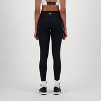 New Balance Sleek High Rise Legging - 27" in black - women's pants - alternate view