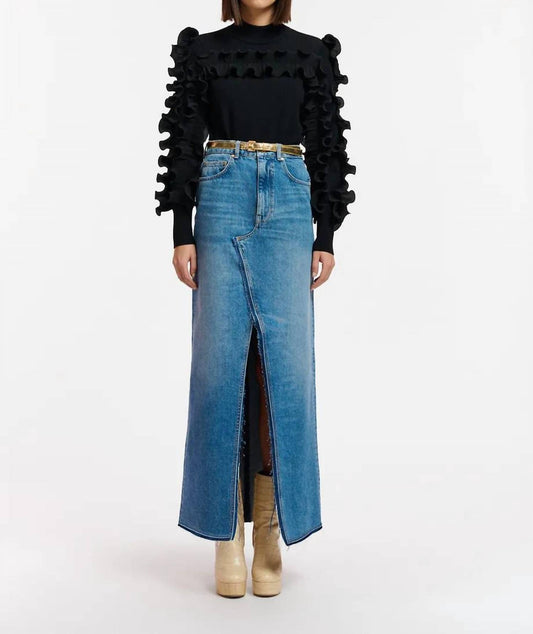 Essentiel Antwerp - Long Denim Skirt