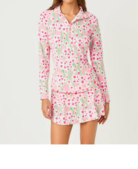 Lilly Pulitzer Aila Skort in conch shell pink lil sunny daisies - women's shorts - view 4