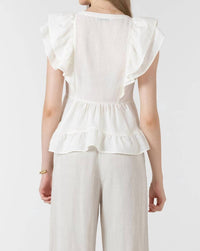 Dex Clothing - Ruffle Sleeves Top
