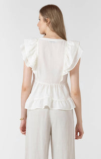 Dex Clothing - Ruffle Sleeves Top