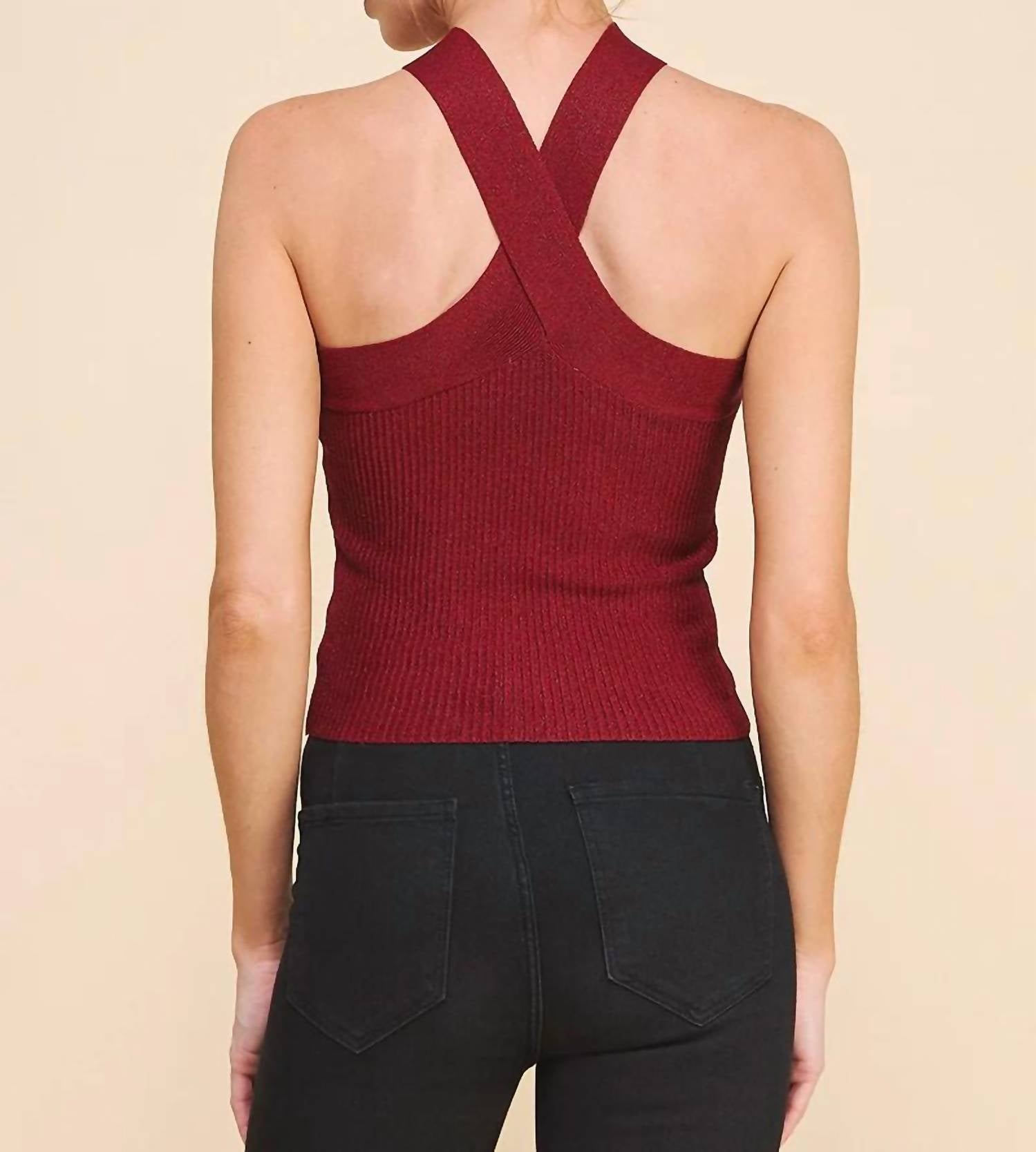 Allie Rose - Merry & Bright Halter Top