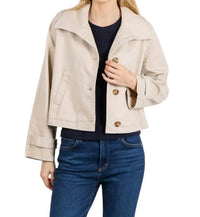J. Society - Cropped Trench Coat