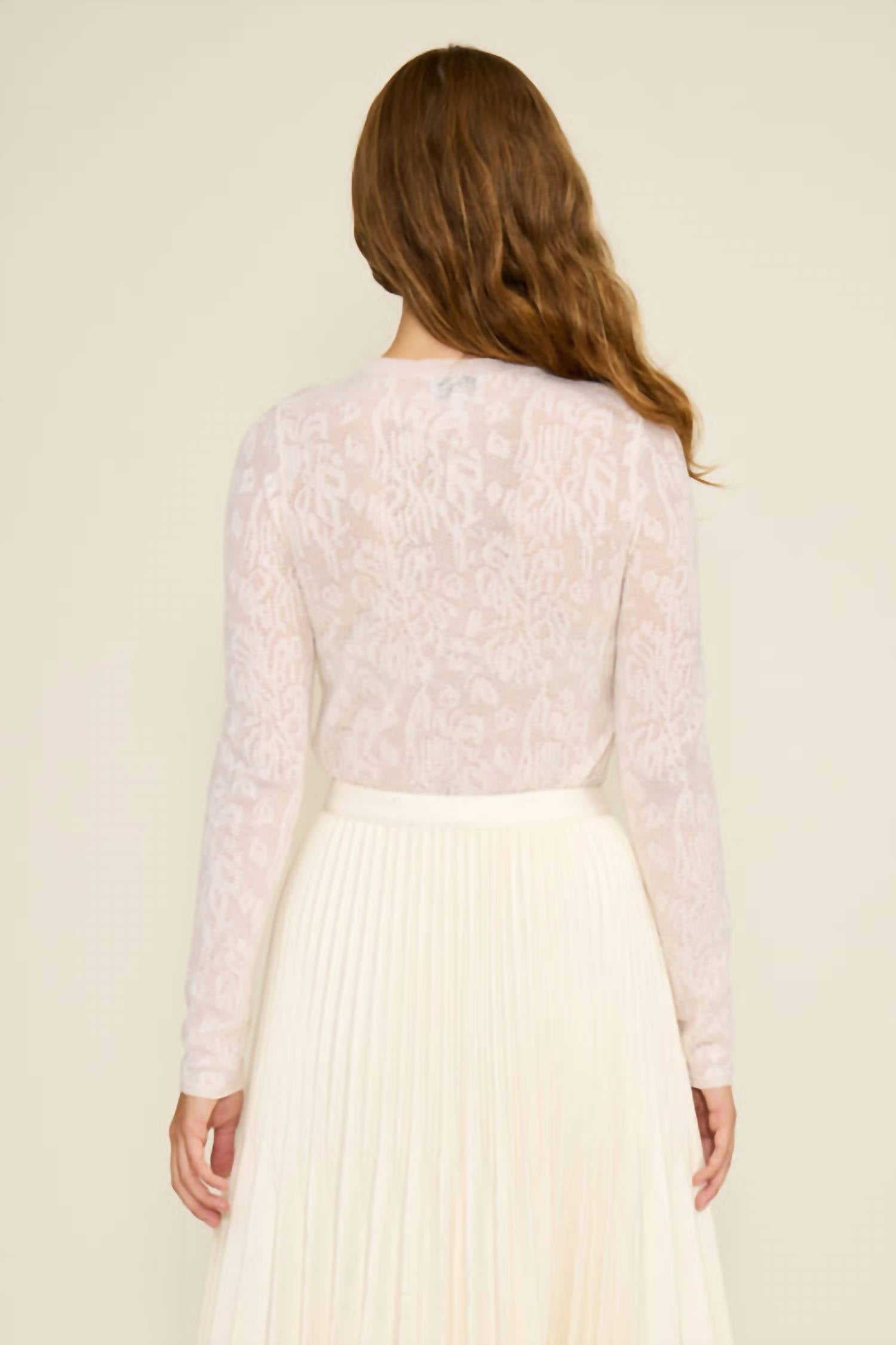 Lucy Paris - MESA LONG SLEEVE LACE TOP