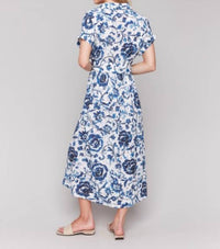 Charlie B - Floral Print Cotton Maxi Dress