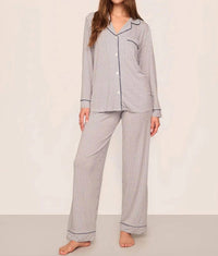 Eberjey - Gisele Printed Long Pajama Set