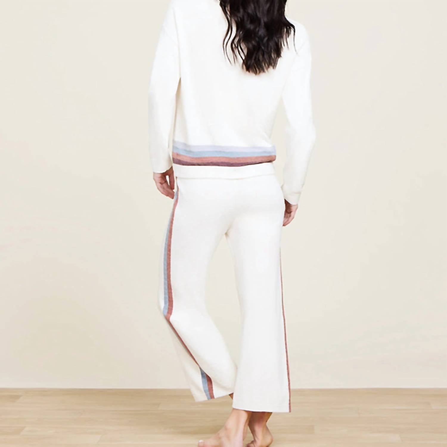 Barefoot Dreams - Stripe Wide Leg Pant