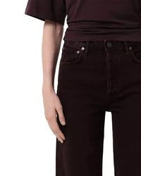 Agolde - Ren High Rise Wide Leg Ankle Jeans