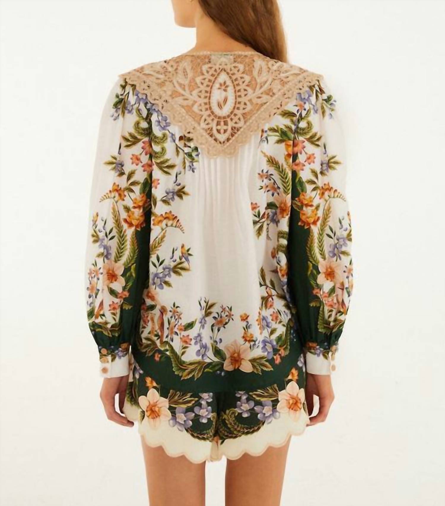Farm Rio - Nature Long Sleeve Blouse