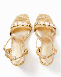 Lilly Pulitzer - Women's May Straw Heel Sandal