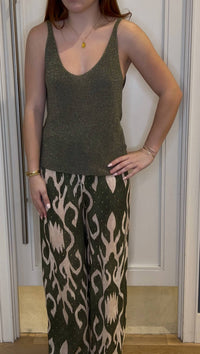Scandal Italy - Breezy High-Rise Summer Trousers