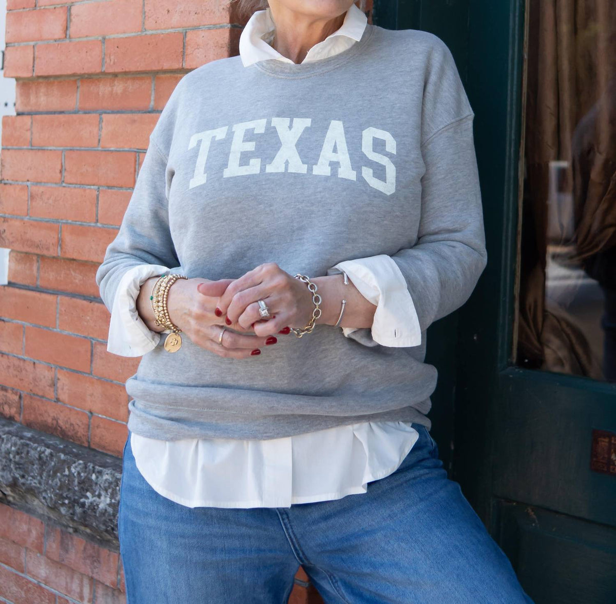 Oat Collective - Texas Graphic Sweatshirt