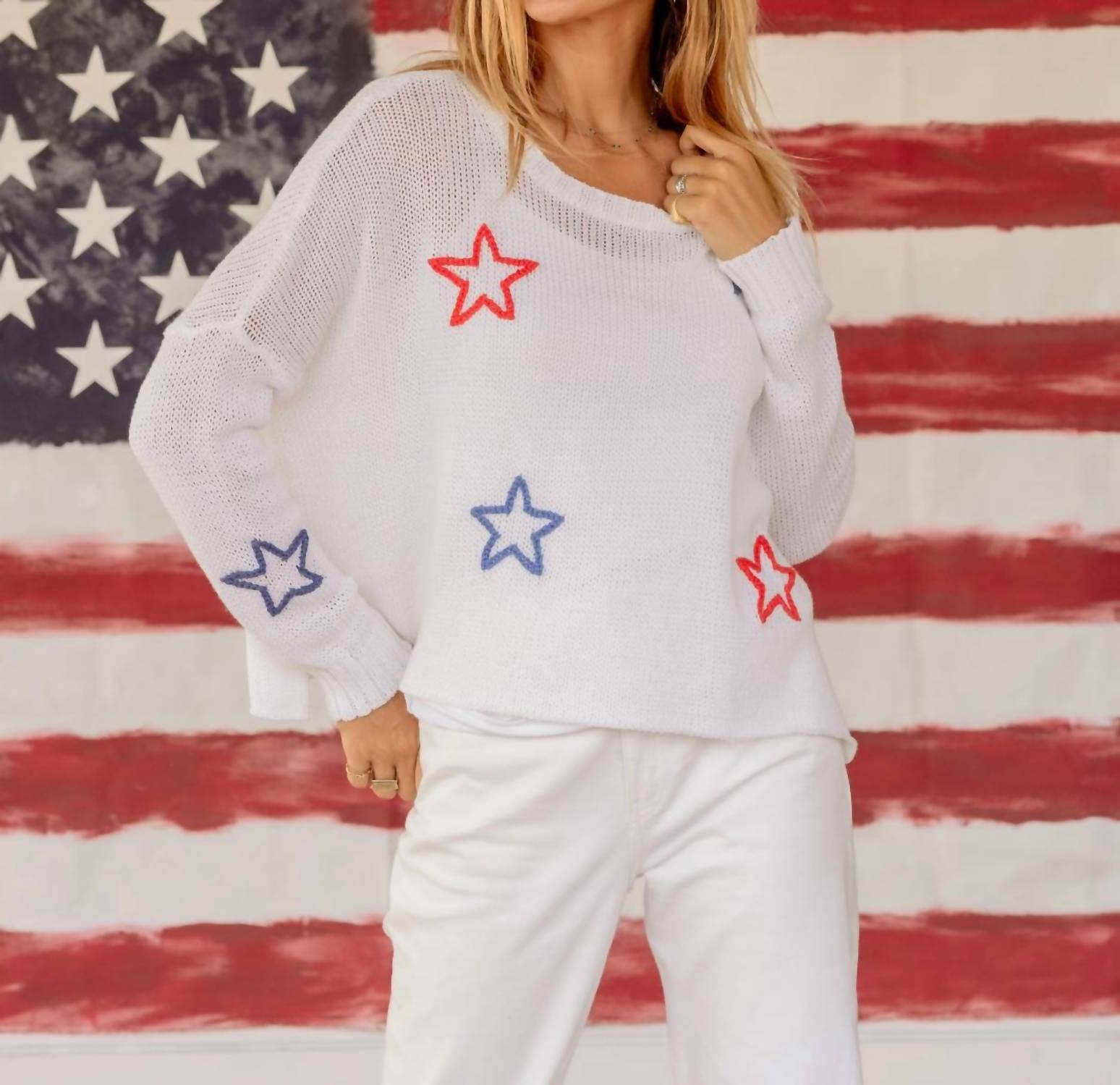 Wooden Ships - American Star Crew Cotton Top