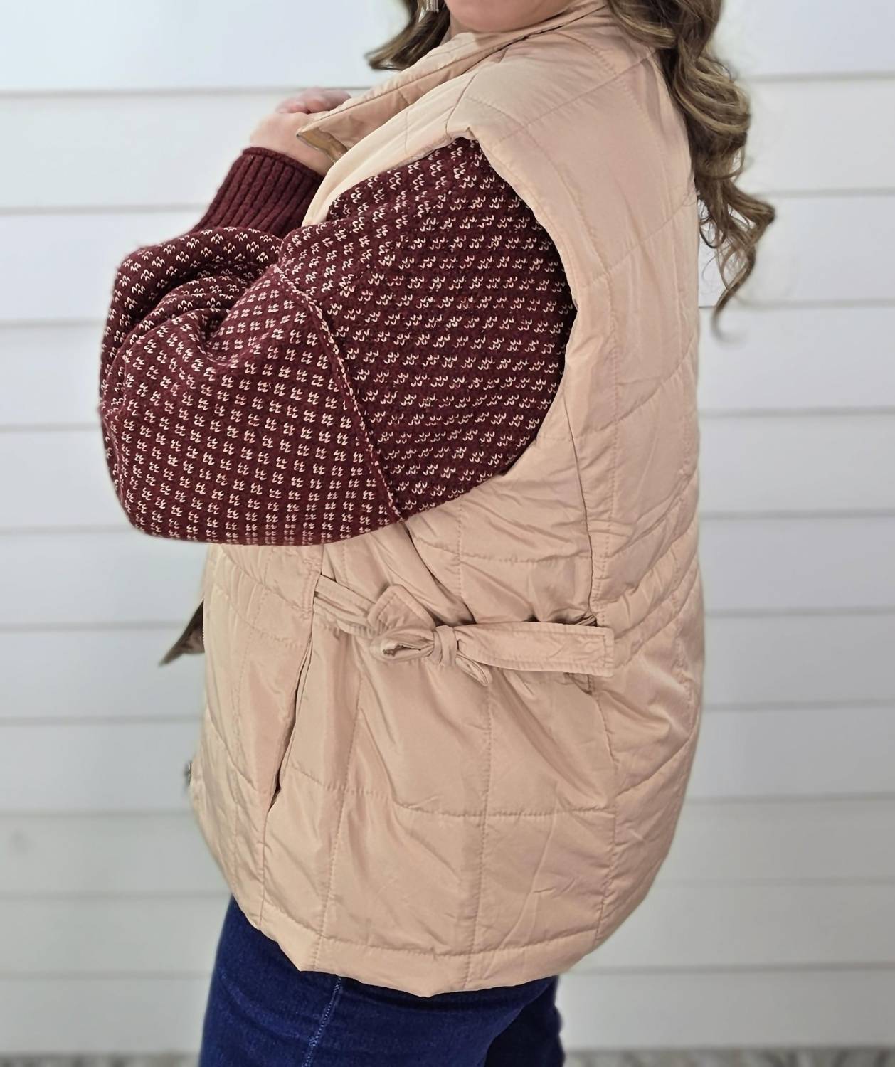 Haptics - Full Zip With Adjustable Side Ties Vest