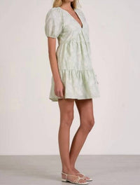 Elan - V-neck Tiered Dress