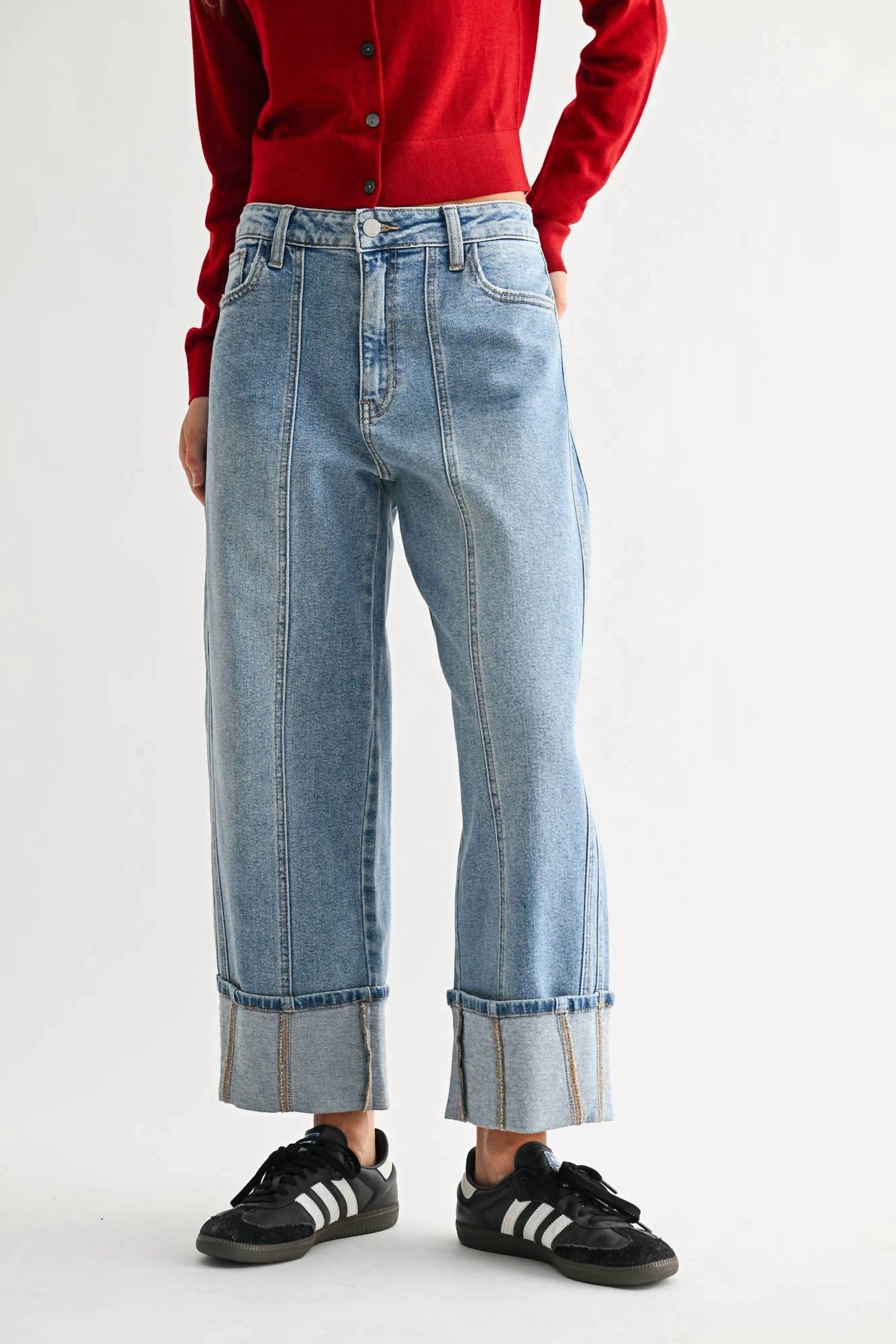 Jbd. - Cuffed Barrel Jeans