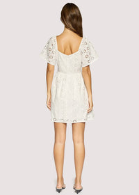 Lost + Wander - Dolce Marina Eyelet Mini Dress