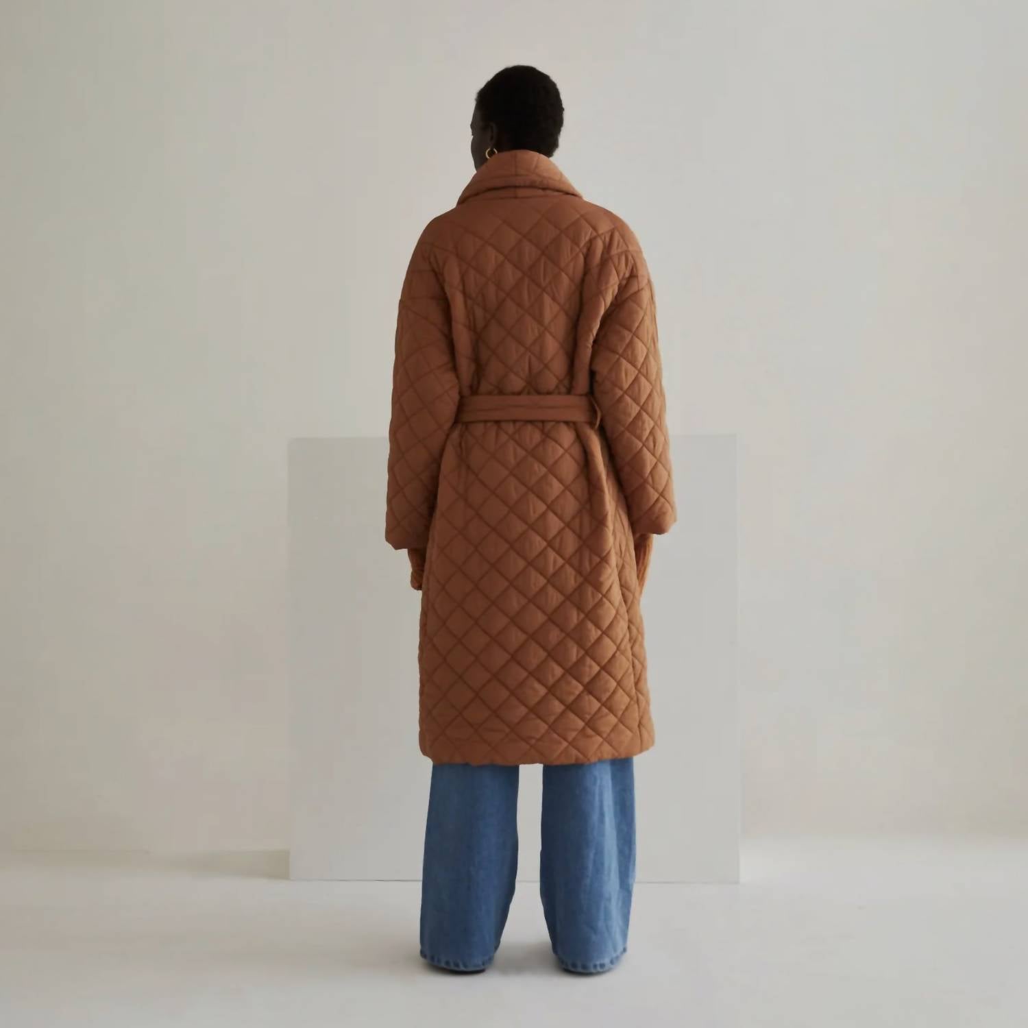 Crescent - Lakeshore Quilted Puffer Wrap Coat