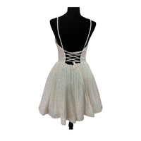 Sherri Hill - Women's V Neck A Line Mini Dress