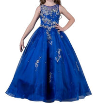 Little Rosie - Girl's Long Pageant Dress