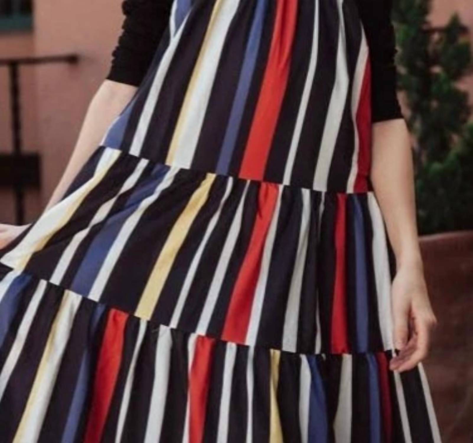Mini Nod - Girls Striped Maxi Dress