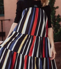 Mini Nod - Girls Striped Maxi Dress