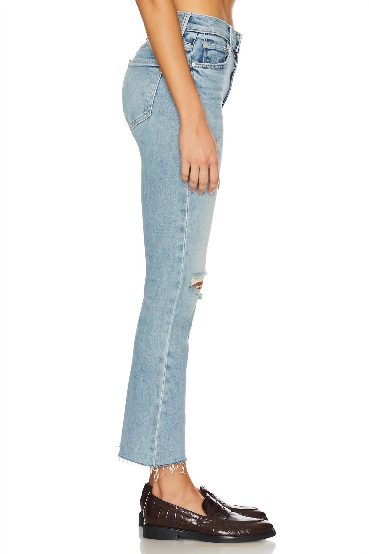 Mother - Insider Flood Fray Jeans