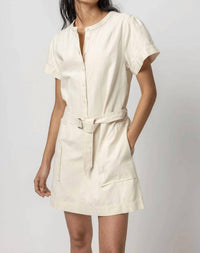 Lilla P - Half-placket Canvas Dress