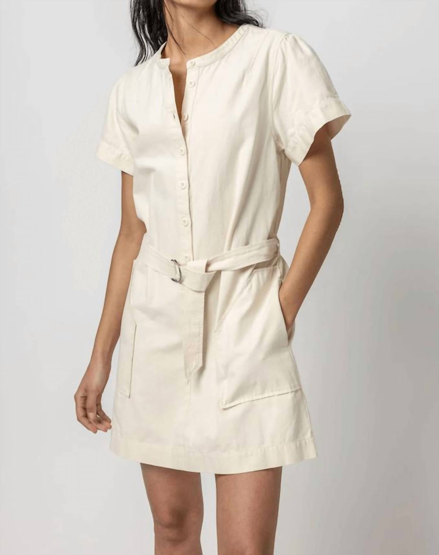 Lilla P - Half-placket Canvas Dress