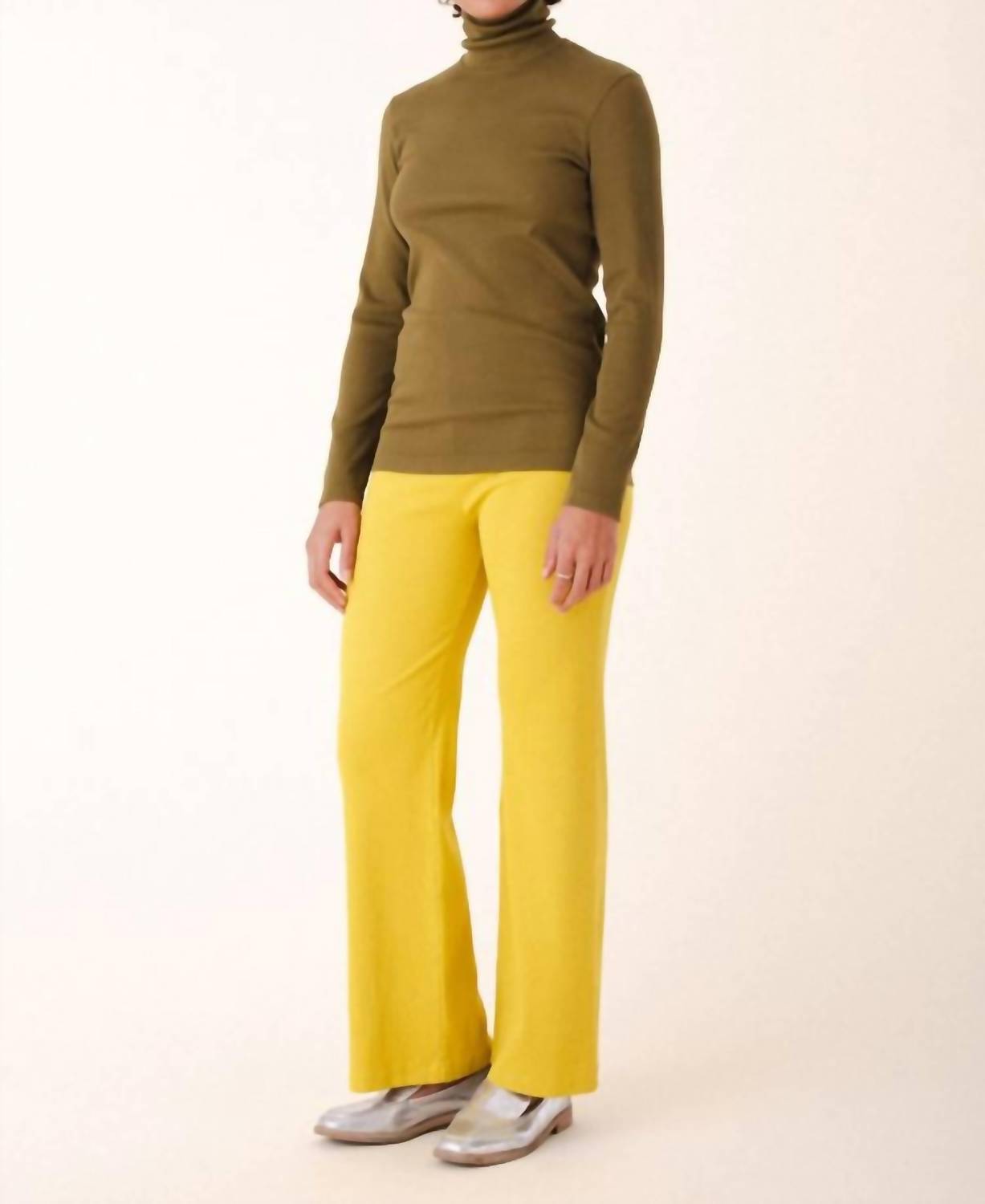 PRAIRIE UNDERGROUND Core Layer Sweater Top in herb - women's sweater - detail view