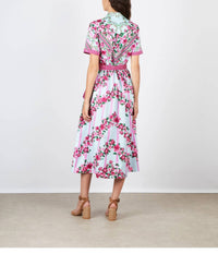 Saloni - Vivienne Button-front Dress