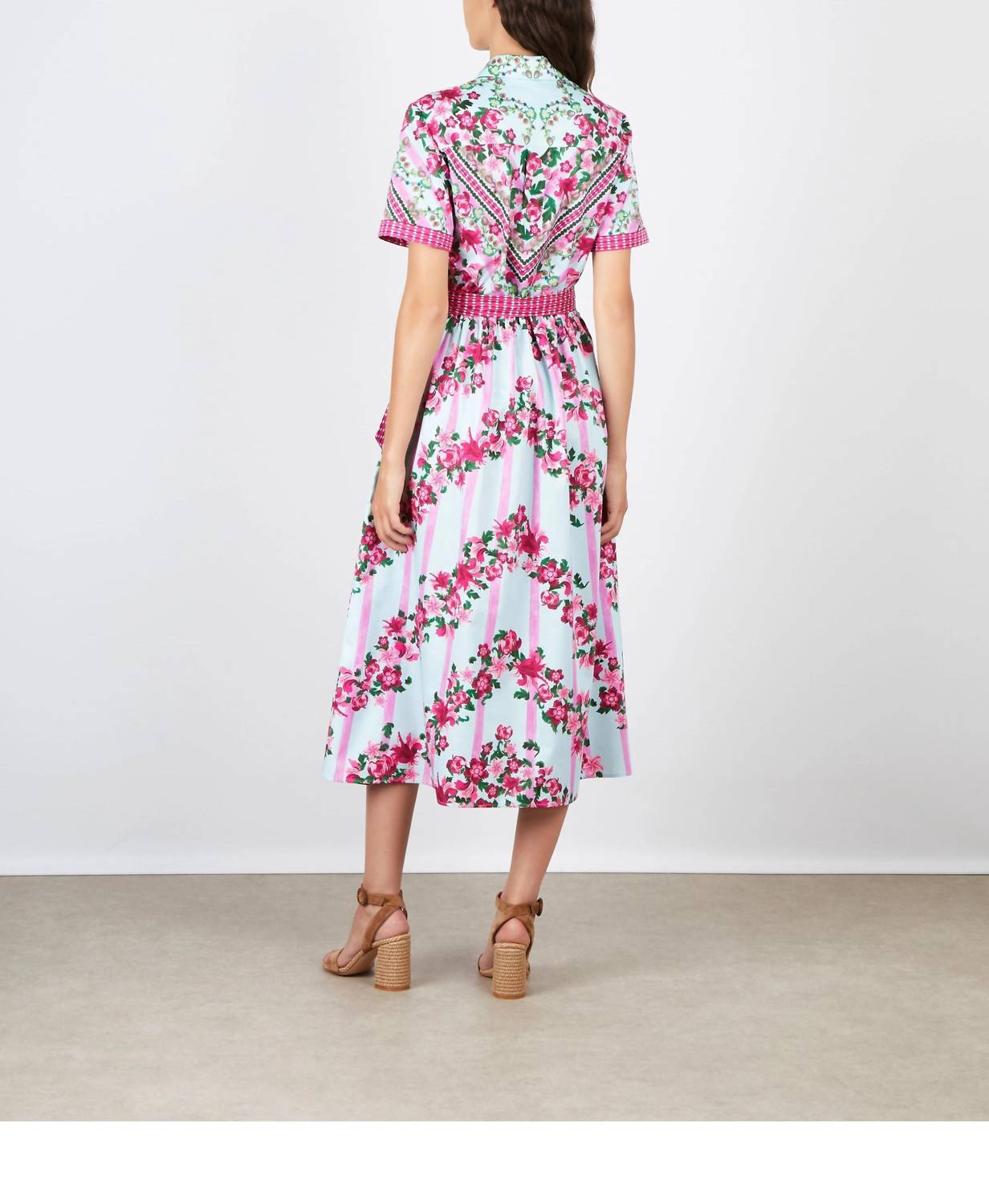Saloni - Vivienne Button-front Dress