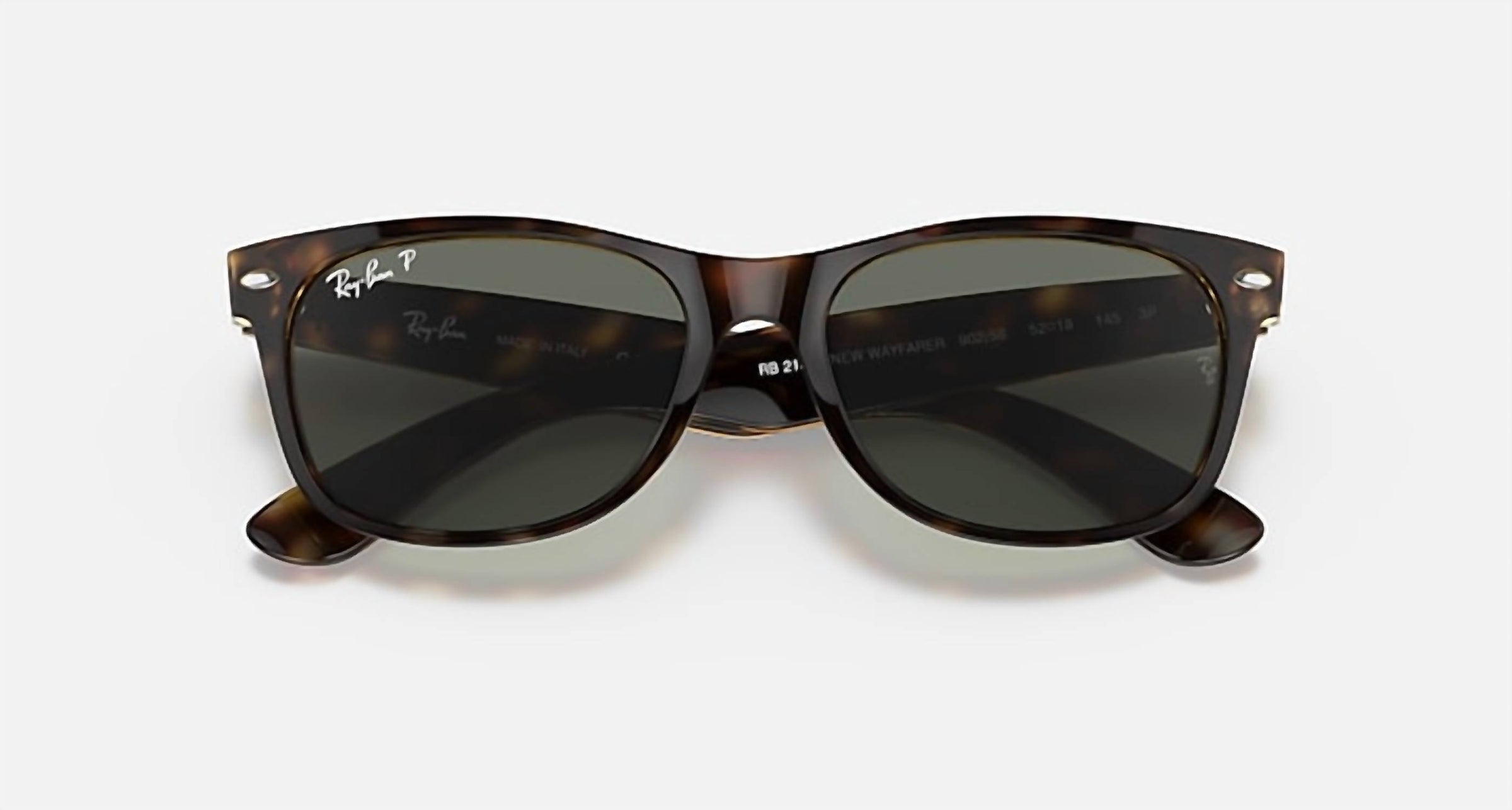 Ray Ban - New Wayfarer Classic Medium Polarized Sunglasses Rb2132 902/58