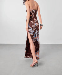 Rococo Sand - Fern Ruched Maxi Dress