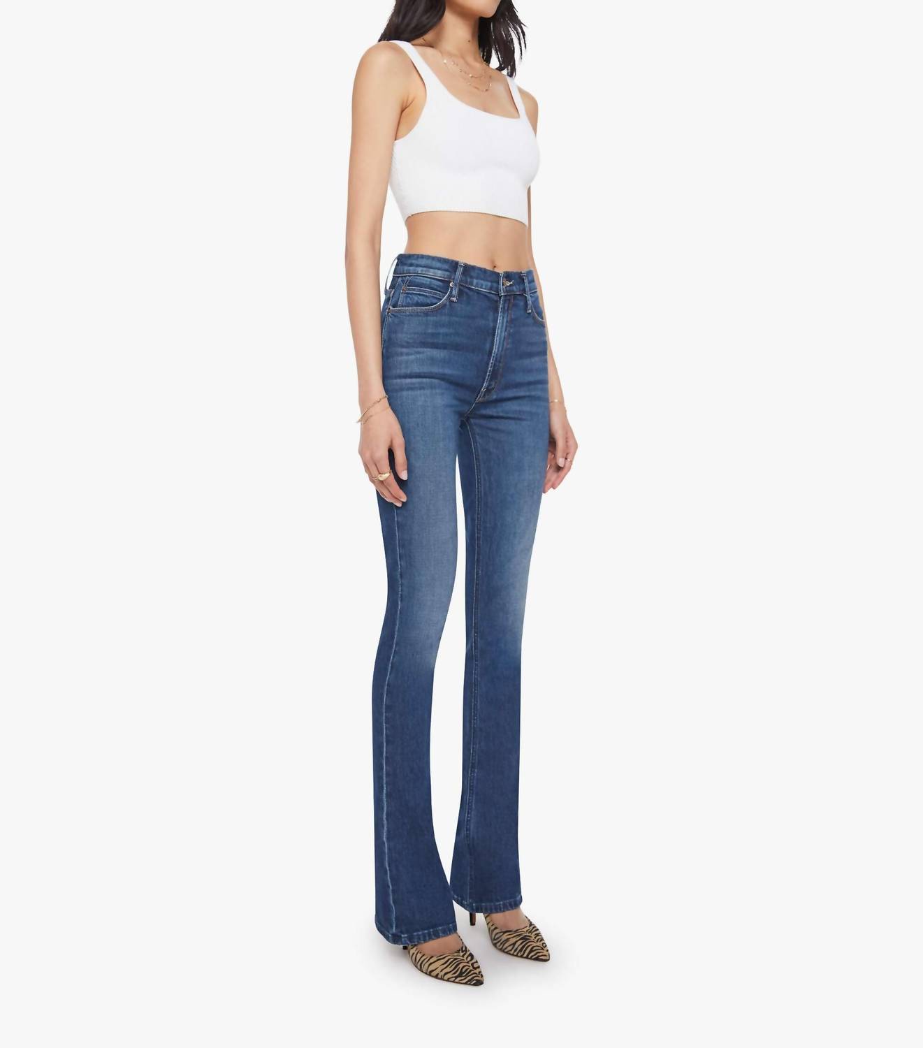 Mother - High Waisted Runaway Jeans